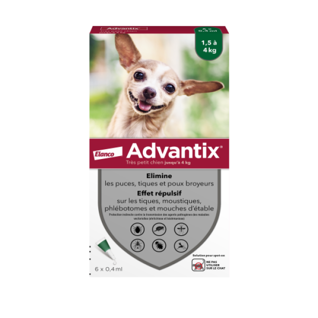 Advantix soin antiparasitaire pour chiens