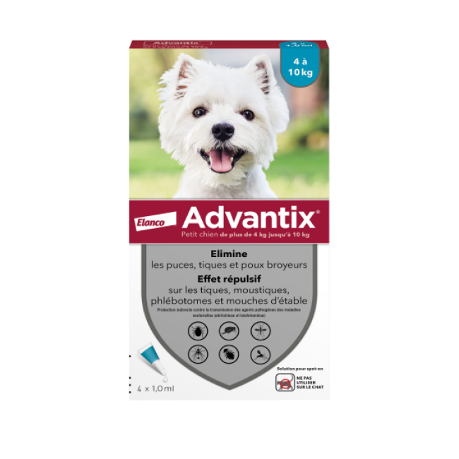 Advantix soin antiparasitaire pour chiens