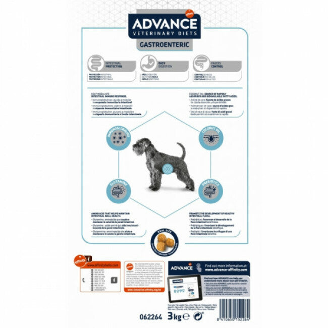 Croquettes Advance pour chiens Veterinary Diets Gastroenteric
