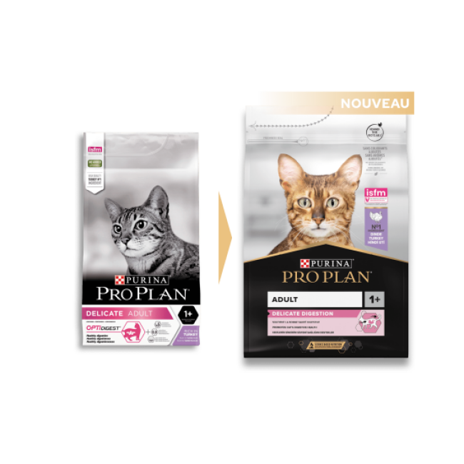 Croquettes pour chats Pro Plan Adulte Delicate Dinde et Riz