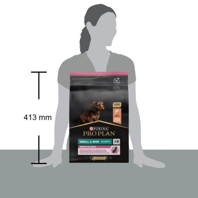 Croquettes Pro Plan Small & Mini Puppy Sensitive Skin OptiDerma