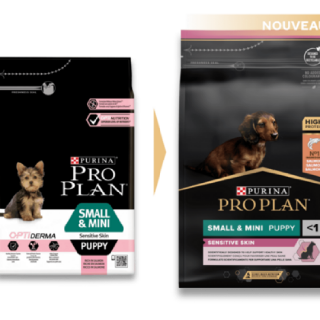 Croquettes Pro Plan Small & Mini Puppy Sensitive Skin OptiDerma