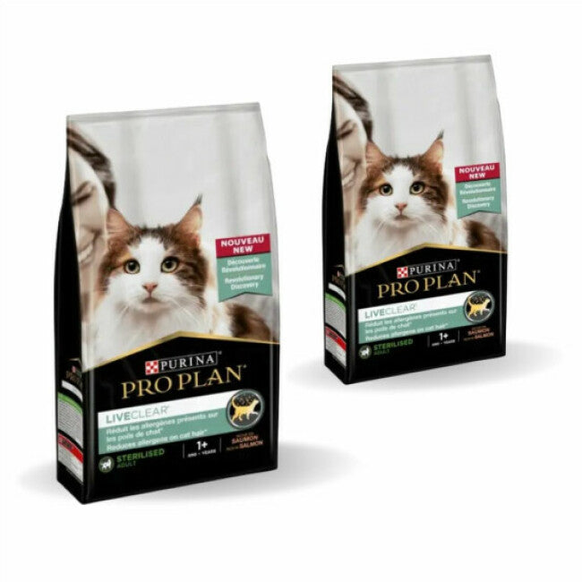 Croquettes ProPlan Liveclear Sterilised Saumon pour chat stérilisé