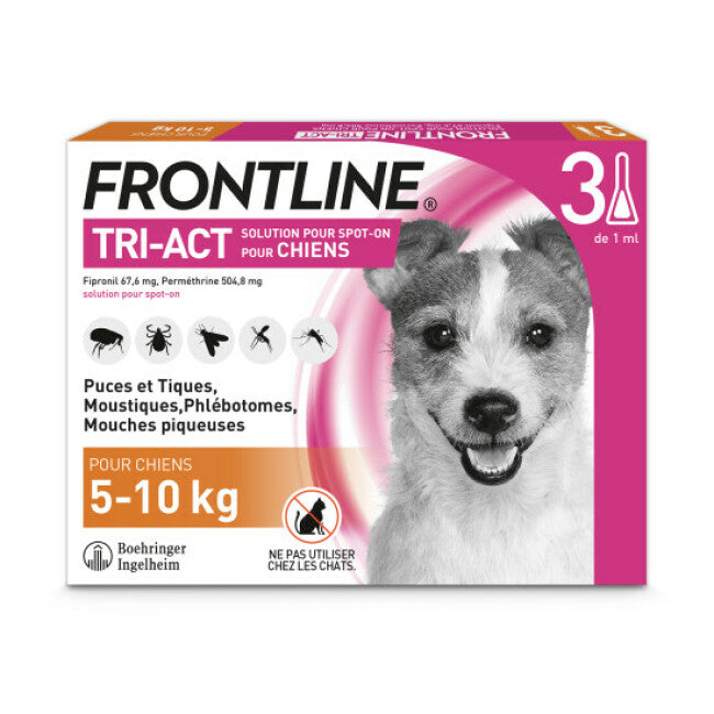 Frontline Tri-Act pipettes antiparasitaires pour chien