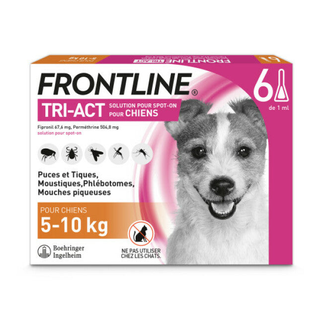 Frontline Tri-Act pipettes antiparasitaires pour chien