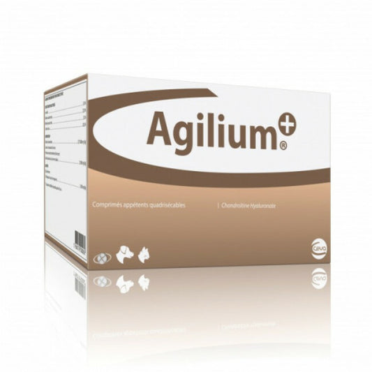 Agilium + Ceva compléments pour articulations chien Boîte de 30 comprimés