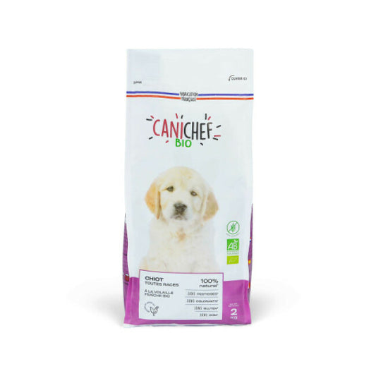 Croquettes Canichef Bio sans céréales pour chiot