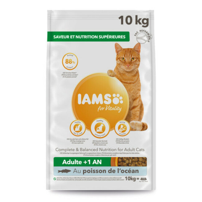 Croquettes pour chat adulte IAMS Vitality