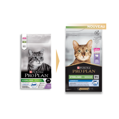 Croquettes pour chats Pro Plan Sterilised 7+ Dinde