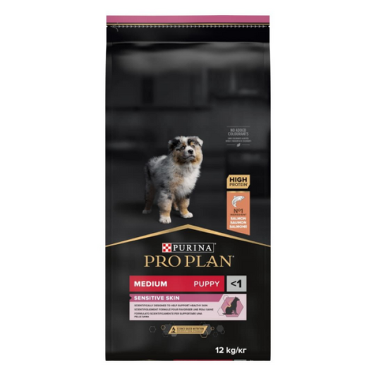 Pro Plan Puppy Saumon Medium Sensitive Skin OptiDerma