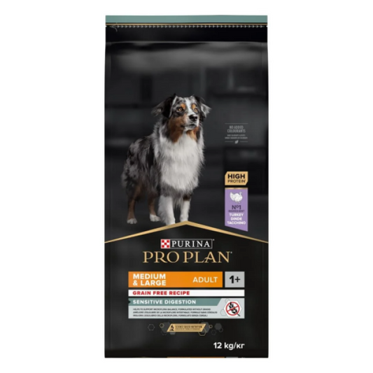 Croquettes ProPlan Grain Free OptiDigest Medium Large Adulte pour chien