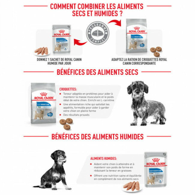 Croquettes Royal Canin Mini Light Weight Care pour petit chien en embonpoint