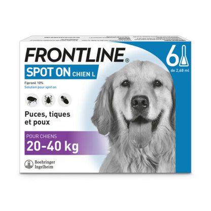 Frontline Spot On soin antiparasitaire pour chiens