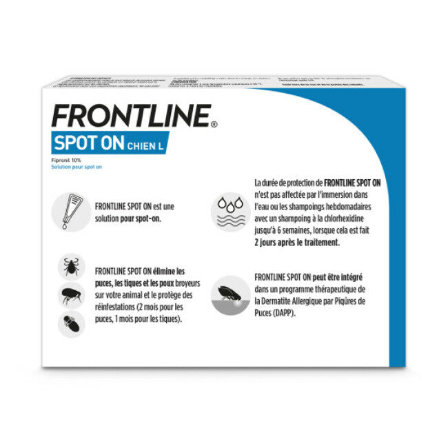 Frontline Spot On soin antiparasitaire pour chiens