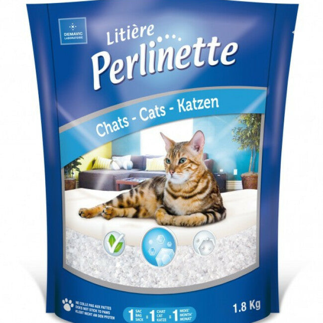 Litière Perlinette cristaux pour chat