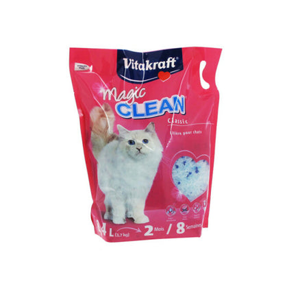 Litière Magic Clean en silice Vitakraft pour chats