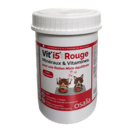 VIT'I5 Rouge complément alimentaire pour chien ou chat