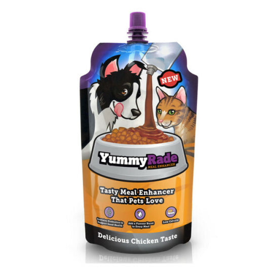 Yummyrade Réhausseur de goût à base de poulet pour chien et chat